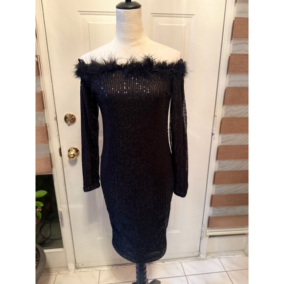 Women SHEIN Dress L Black - Picture 1 of 6